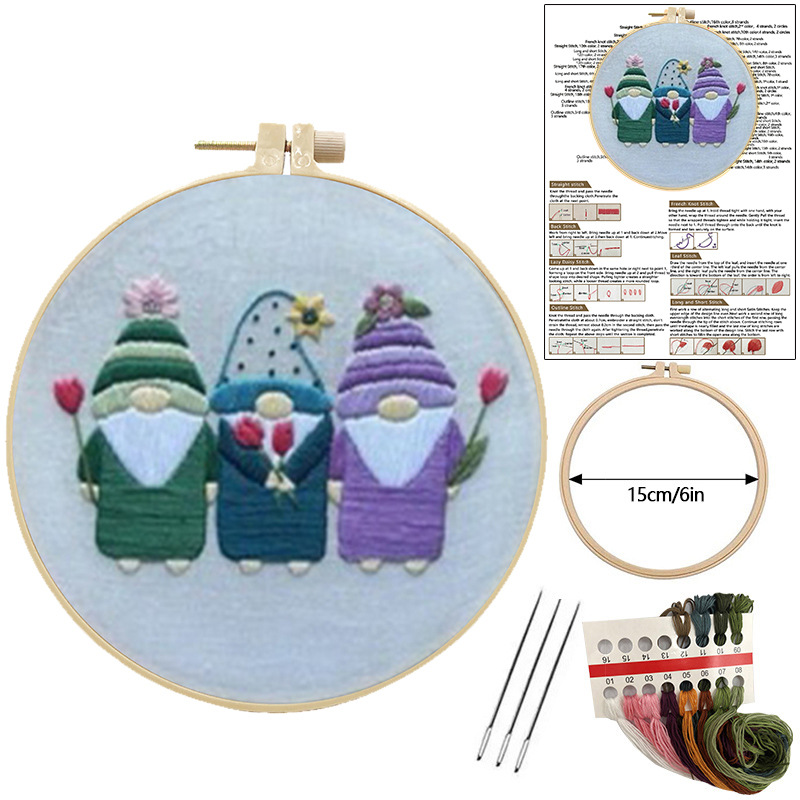 Embroidery Christmas Embroidery KIT Christmas KIT