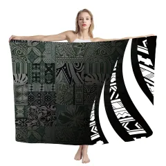 Cover Shawl Hawaiian Travel Beach Bath Towel Polynesian Seaside Quick-drying Wrap Yarn - Zrd1408 - View 1