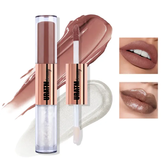 Matte No Stain On Cup Long Lasting And Does Not Fade Double headed Lip Lacquer U119 1 - Shop at LoveMi