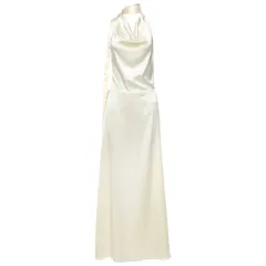 Women's Lace-up Halter Vest High Waist Suit - Apricot - View 1