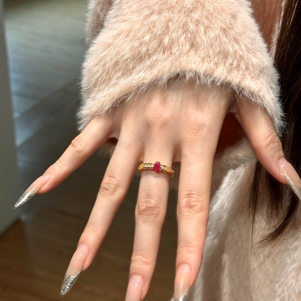 French Style New Oval Ring For Women