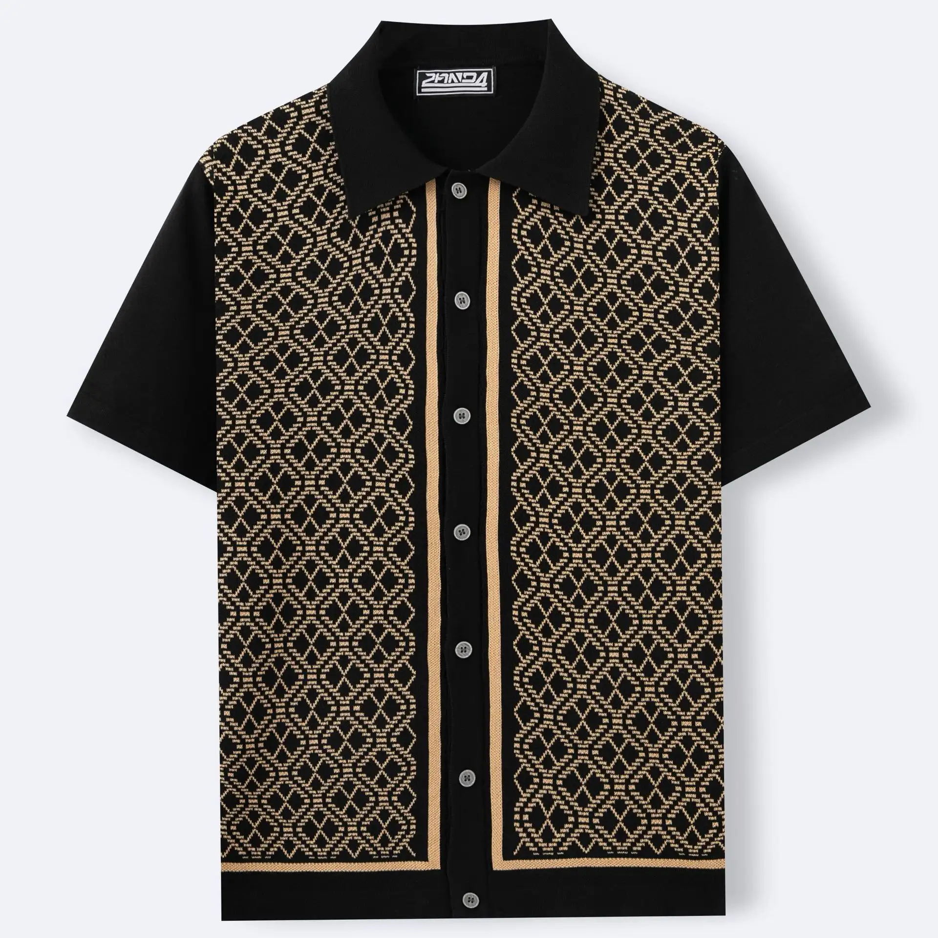 European And American Style Men's Casual Jacquard Sweater
