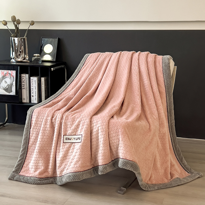 Class A Light-luxury Thickened Sofa Throw Milk-velvet Fleece Blanket