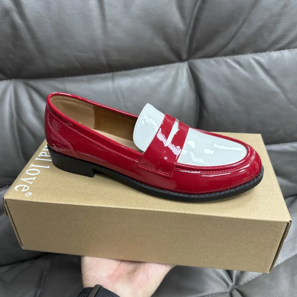 Leather Slip-on British-style Casual Loafers Shoes