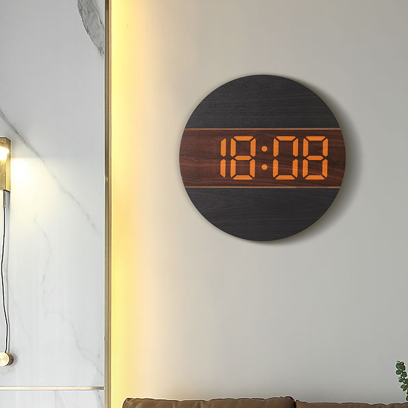Creamy-style Home Wall Clock With A Unique Design