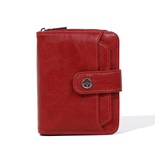 Fashion Clutch Zipper Hasp Women's Wallet Red - Shop at LoveMi