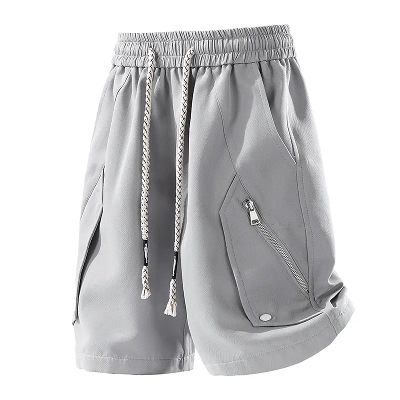 Breathable Casual Plus-size Five-point Work Pants