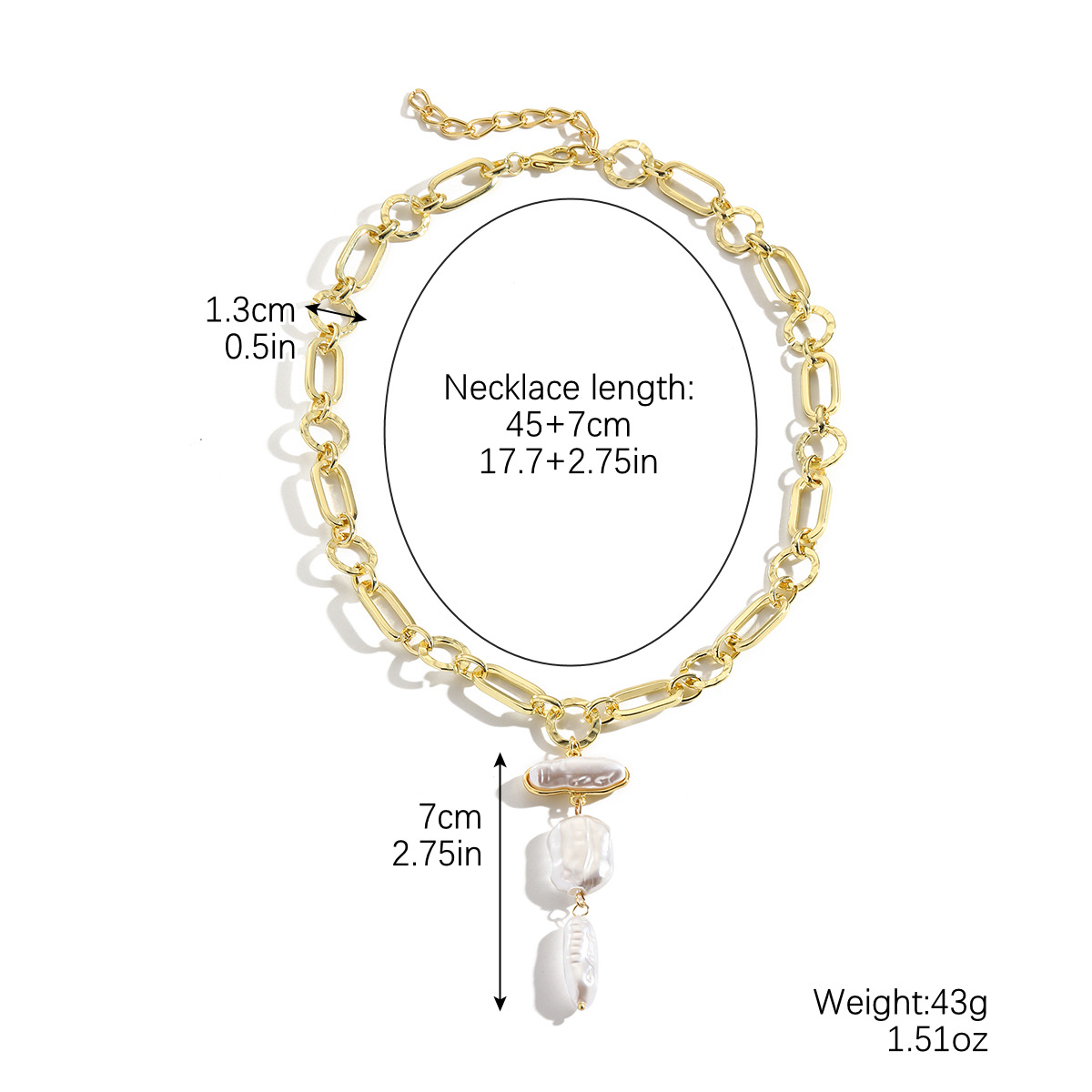 Light Luxury High-grade Long Pearl Sweater Chain