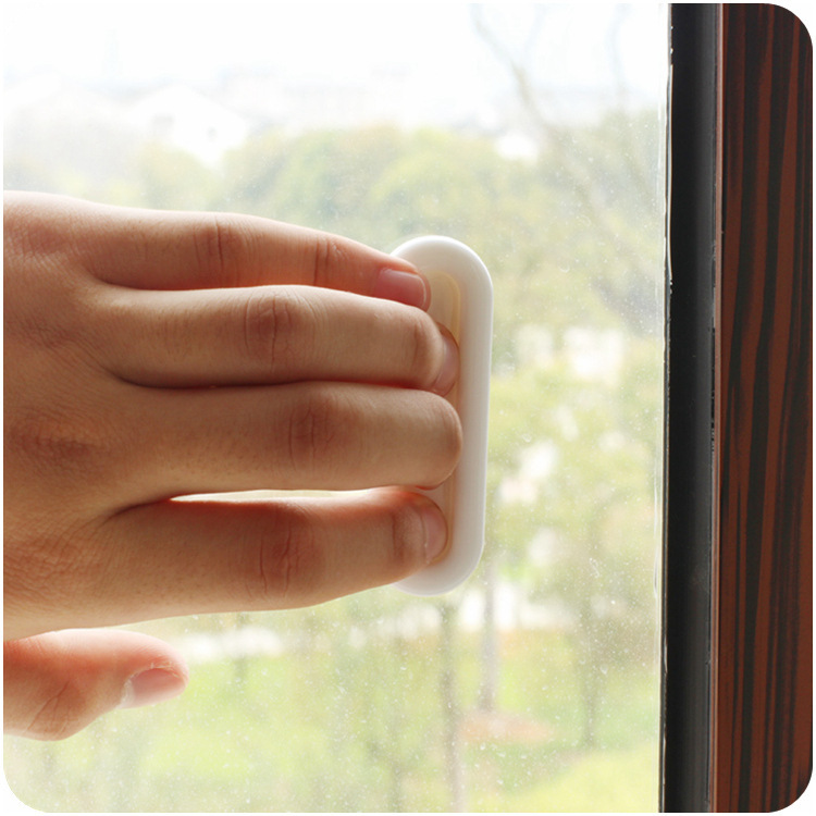 Creative Home Adhesive Door Handle Handle Simple Auxiliary Doors And Windows Door Latch Handle Household Glass Window