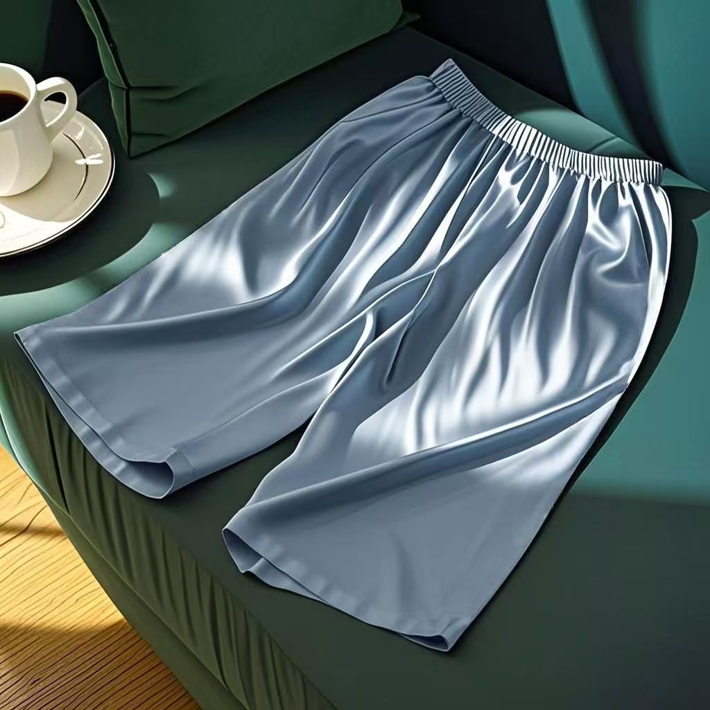 Thin Loose-fit Plus-size Home And Casual Comfortable Summer Solid Color