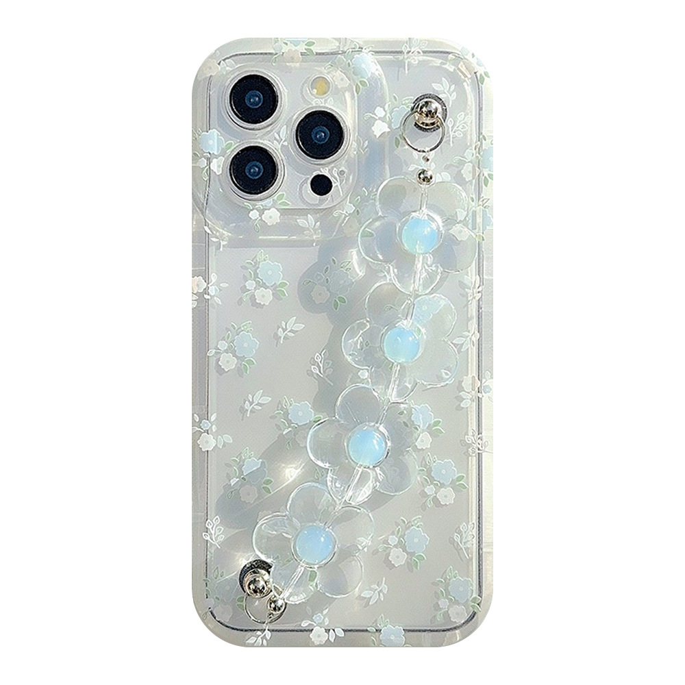 Fresh And Summery Blue Floral Phone Case