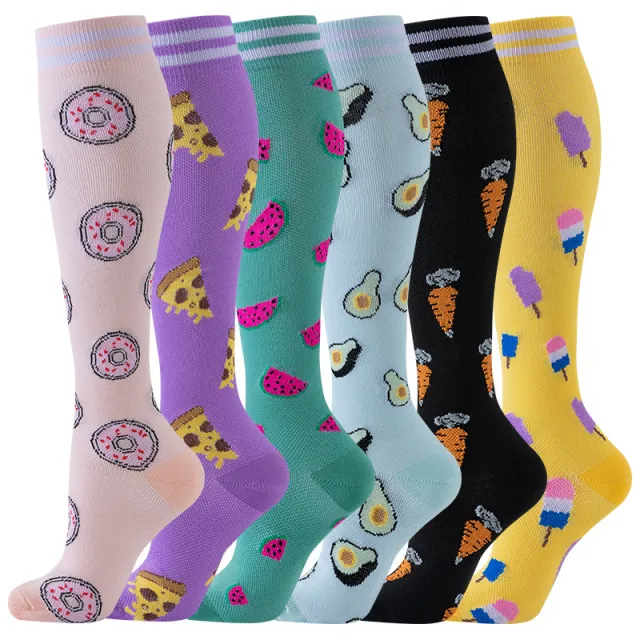 Leisure Printed Sports Pressure Socks Combination Set Combination Combo 8 Sorm - Shop at LoveMi
