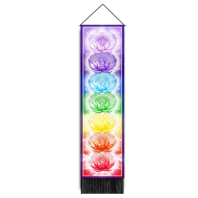 Decorative Hanging Paintings Printed Home Decor Wall Hangings Tassel Tapestries Style 3 - Shop at LoveMi