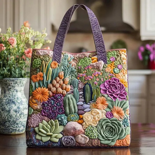 3D Fashion-Printed Tote And Shoulder Bag