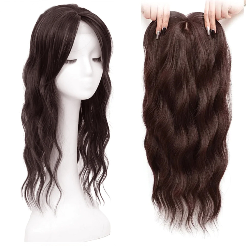 Handwoven Lace Hair Extension Piece European And American-style Long  Voluminous Wavy Curls For Women