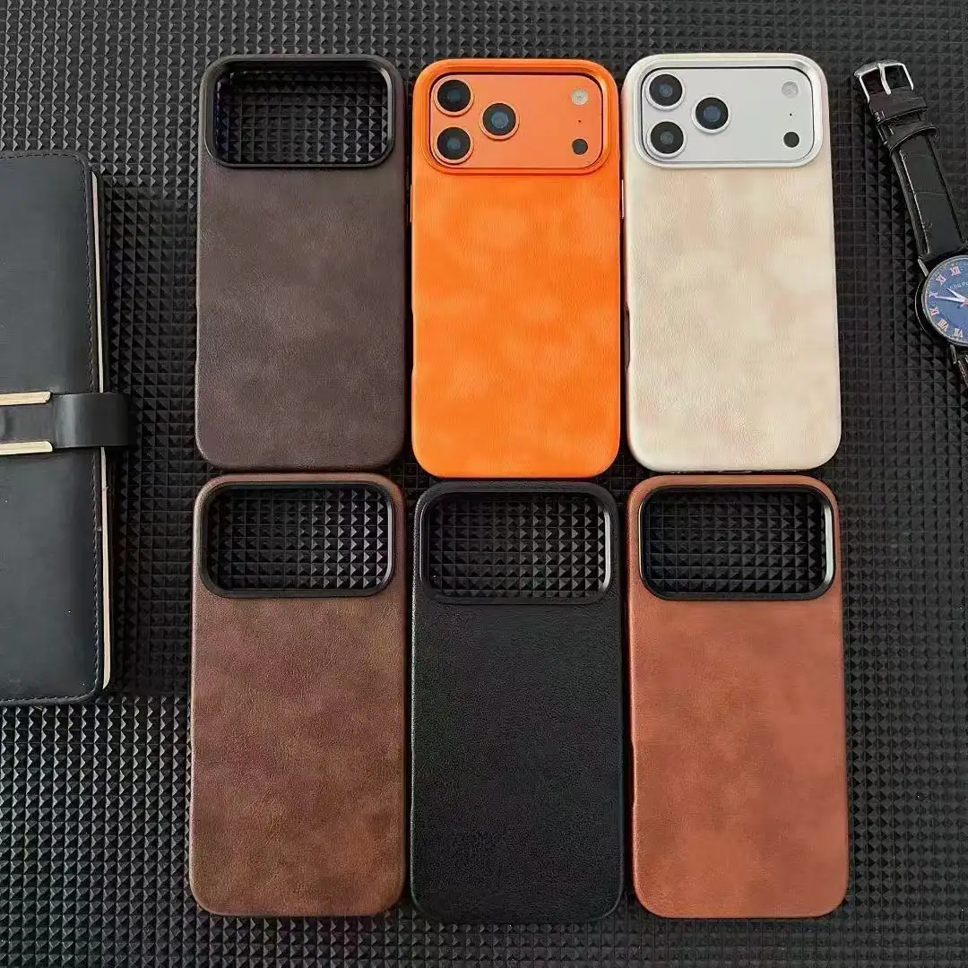 Genuine Leather Magnetic Drop Proof Phone Case