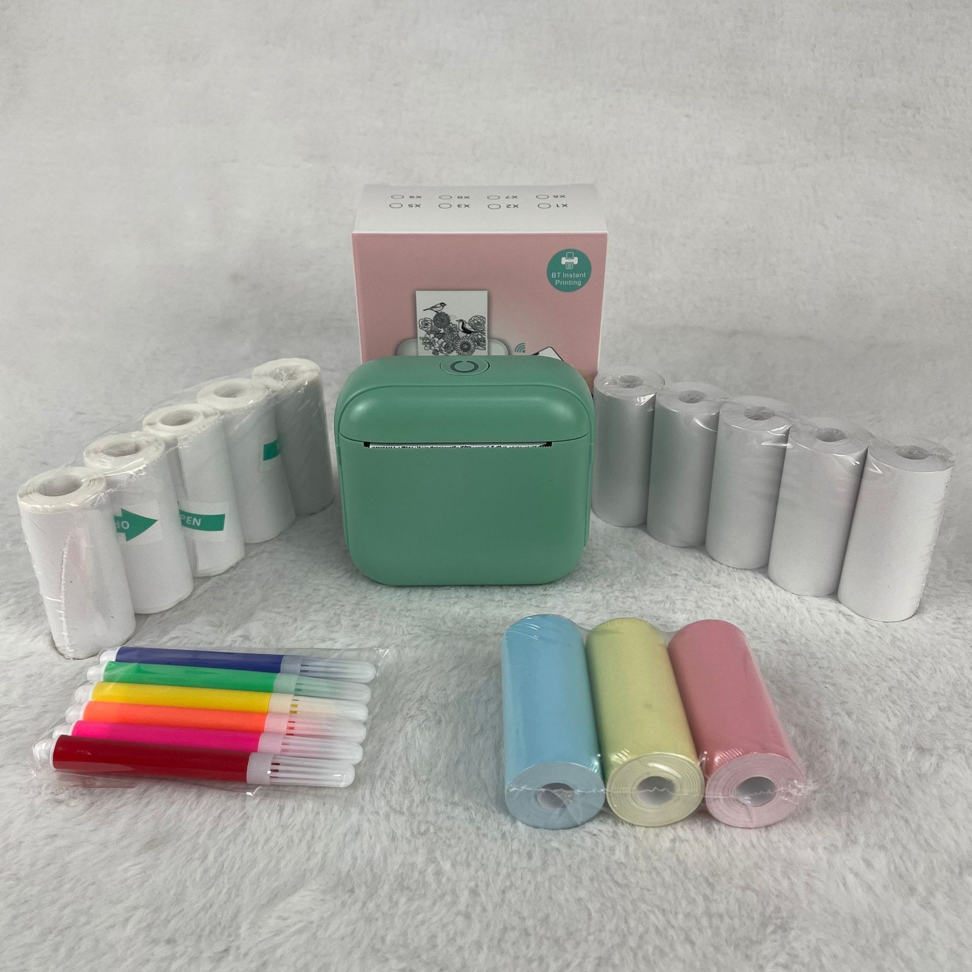 Green Printer Set