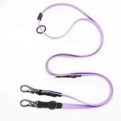 Explosion-proof Dog Chain Multifunctional Chest Strap Hand Holding Rope Necklet Set - Purple - View 1