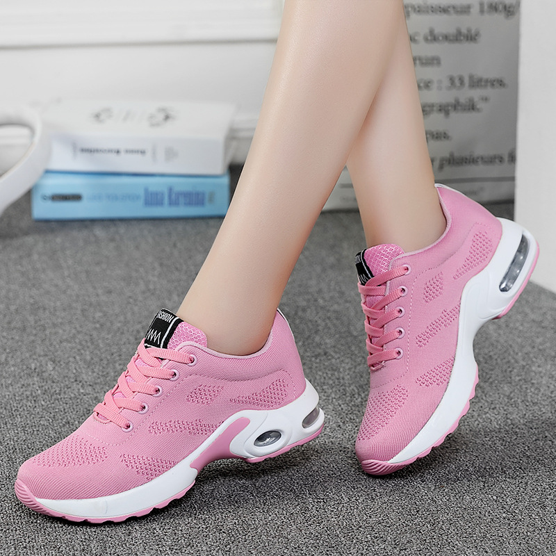 Dense Mesh Flyknit All-matching Comfortable Casual Women Sneaker - Image 5