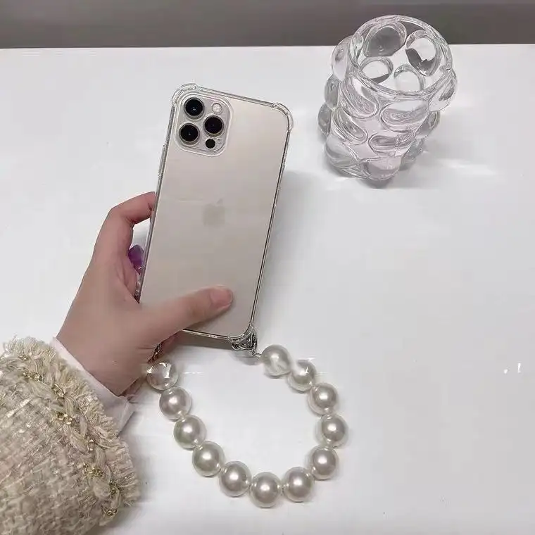 Pearl Hand Crossbody Chain Phone Case