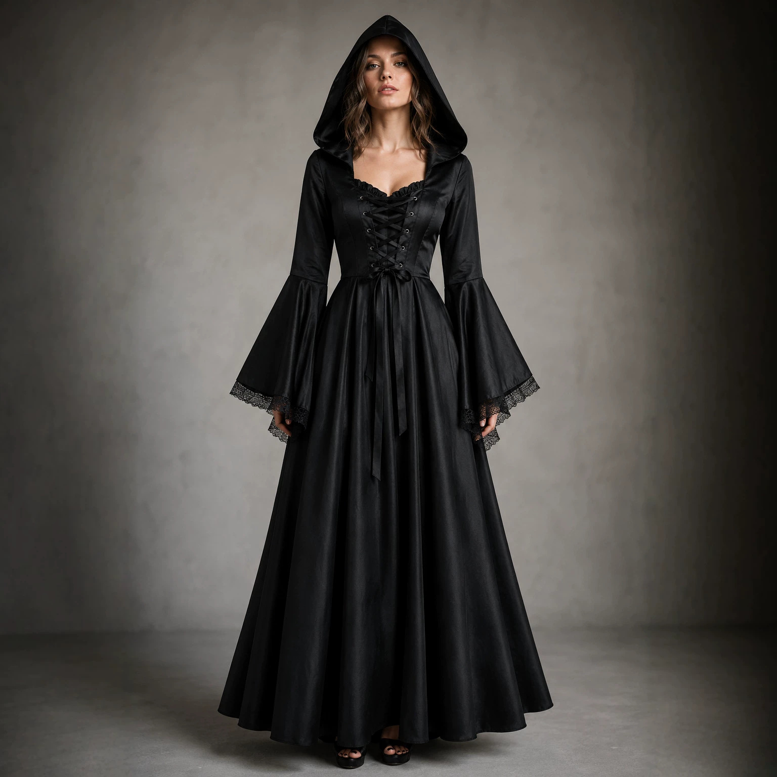 European And American-style Pleated Waist-cinching Tube Top Dress For Summer