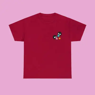 European And American Digital Printing Casual Round Neck Short Sleeves T shirt Red - Shop at LoveMi