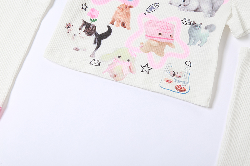 Round Neck Slim Fit Waist Exposed Navel T-shirt