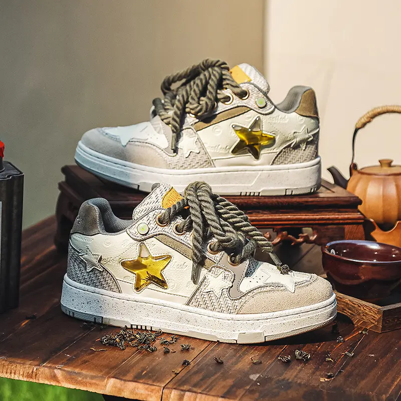Men's And Women's Fashion All-match Low-top Platform