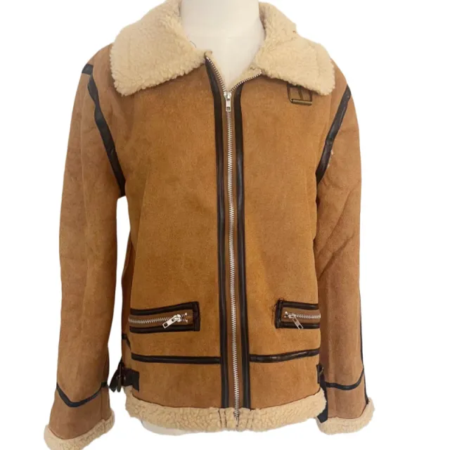 Women's Fur Thick Coat Long Sleeve Brown - Shop at LoveMi