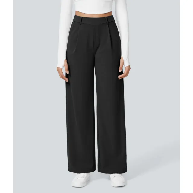 Suit Pants Female Outdoor Sports And Casual Style Black - Shop at LoveMi