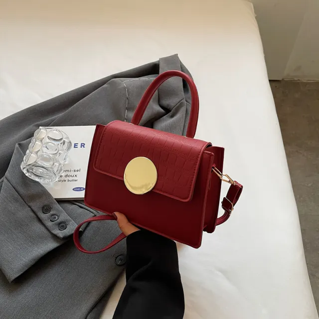 Simple Fashion Crossbody Shoulder Bag Red - Shop at LoveMi