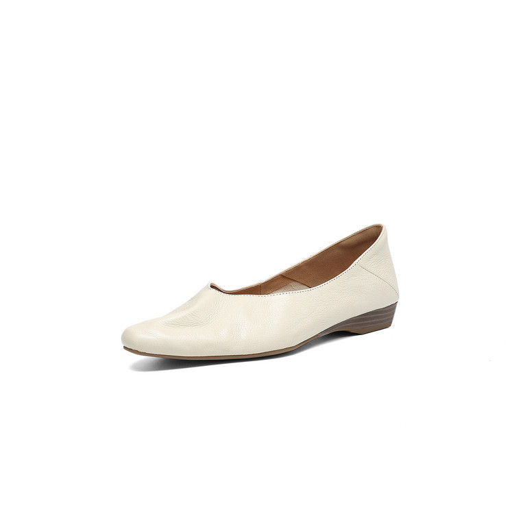 Leather Slip-On Flats