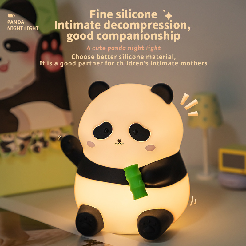 Title 6, Panda Mała lampka nocna USB Ładowanie Dwubiegow...