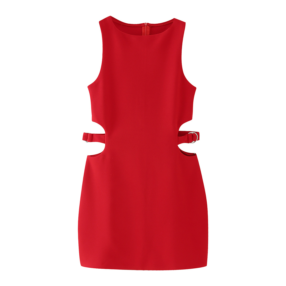 French-style Womens Hollow-out Midriff-baring Dress product image