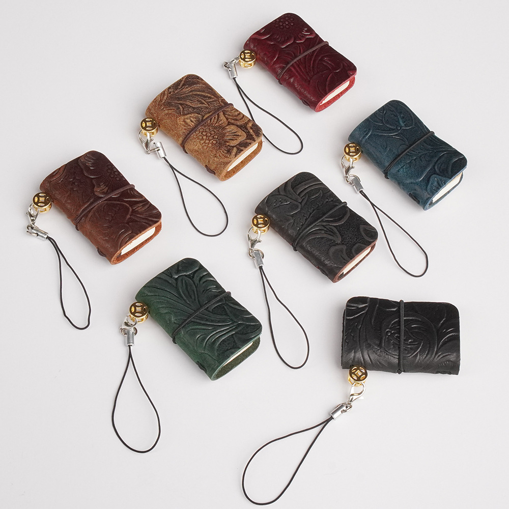 Super Mini Pocket Notebook Creative Cow Leather 5