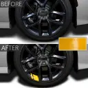 Steel Ring Modification Reflective Bumper Line Rearview Mirror Decorative Stickers view 3