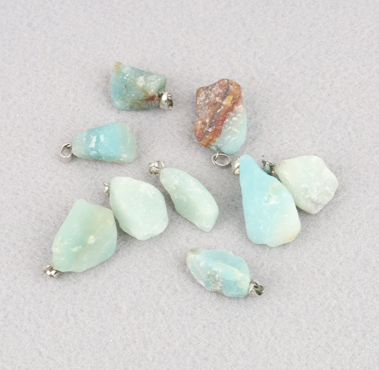 Natural Rainbow Color Crystal Stone Pendant