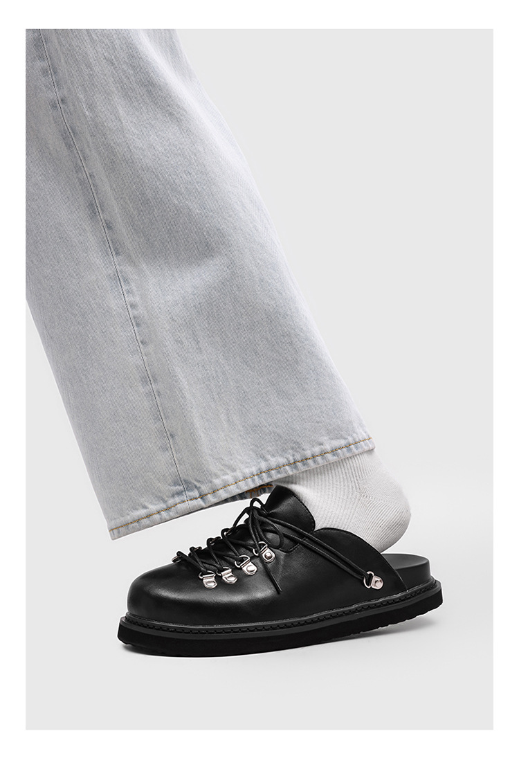 Mule Masculino Casual Fechado com Plataforma