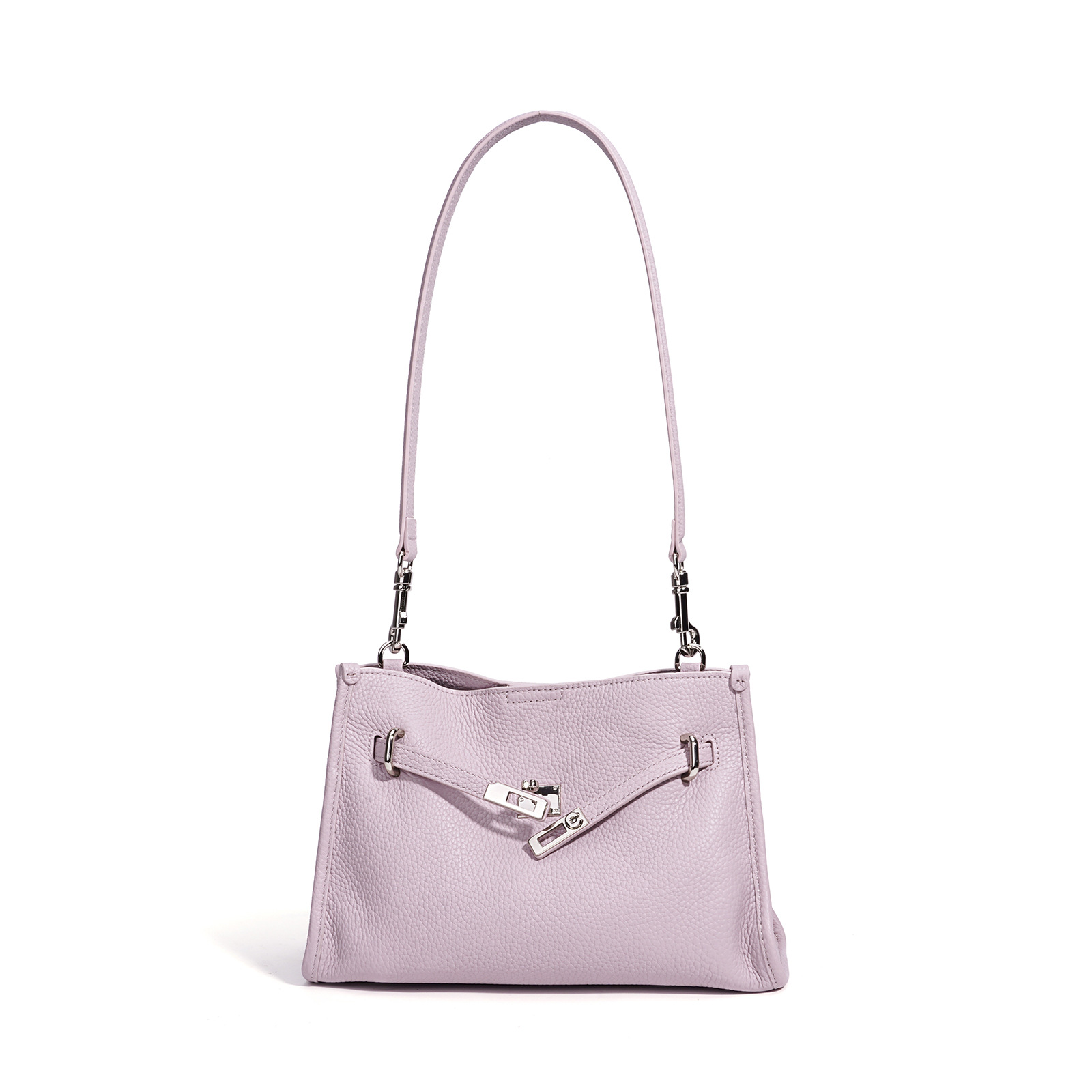 Full-Grain Leather Bucket Crossbody Bag, picture 2 of 7