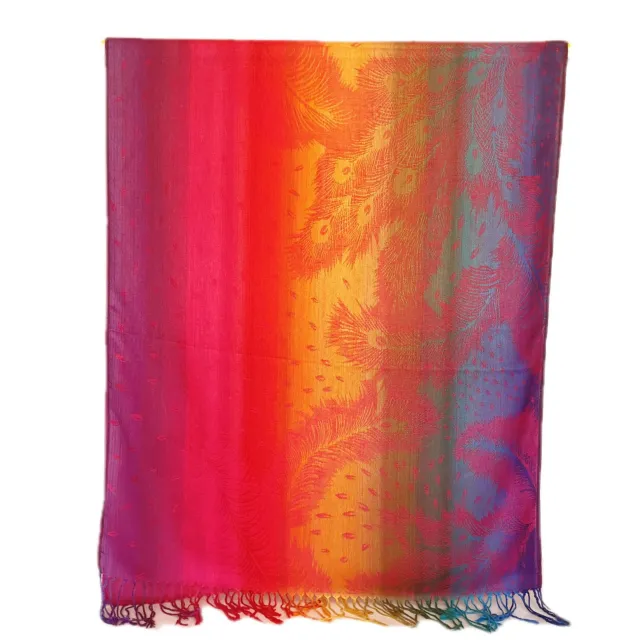 Women's New Ethnic style Tassel Scarf Cotton Twill Shawl Red - Shop at LoveMi