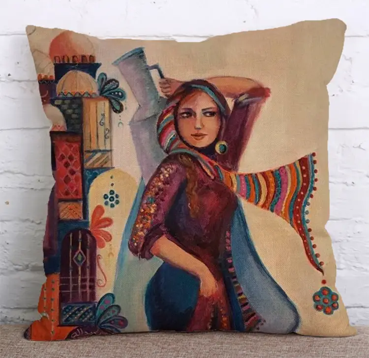 Minority Folk-custom Girl Pillowcase