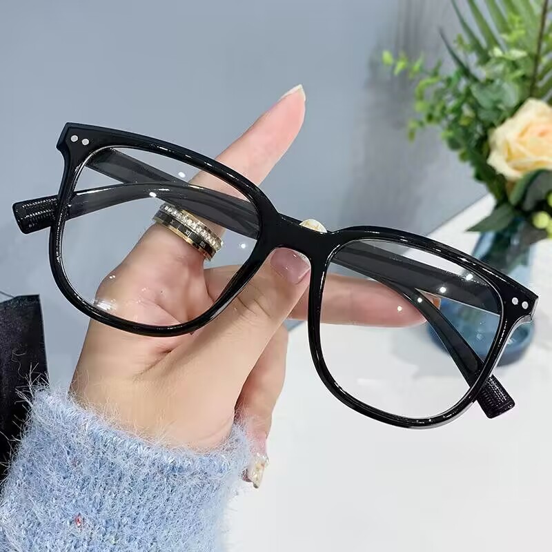 Women's Solid Color Anti-blue Light Advanced Sense Glasses - Image 9