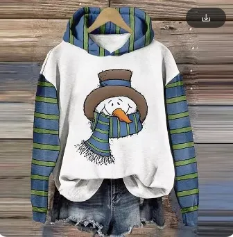 Women's Sweater 3D Digital Printing Animal Cat Oil Painting Pullover Hoodie - 16Style-Xxxl