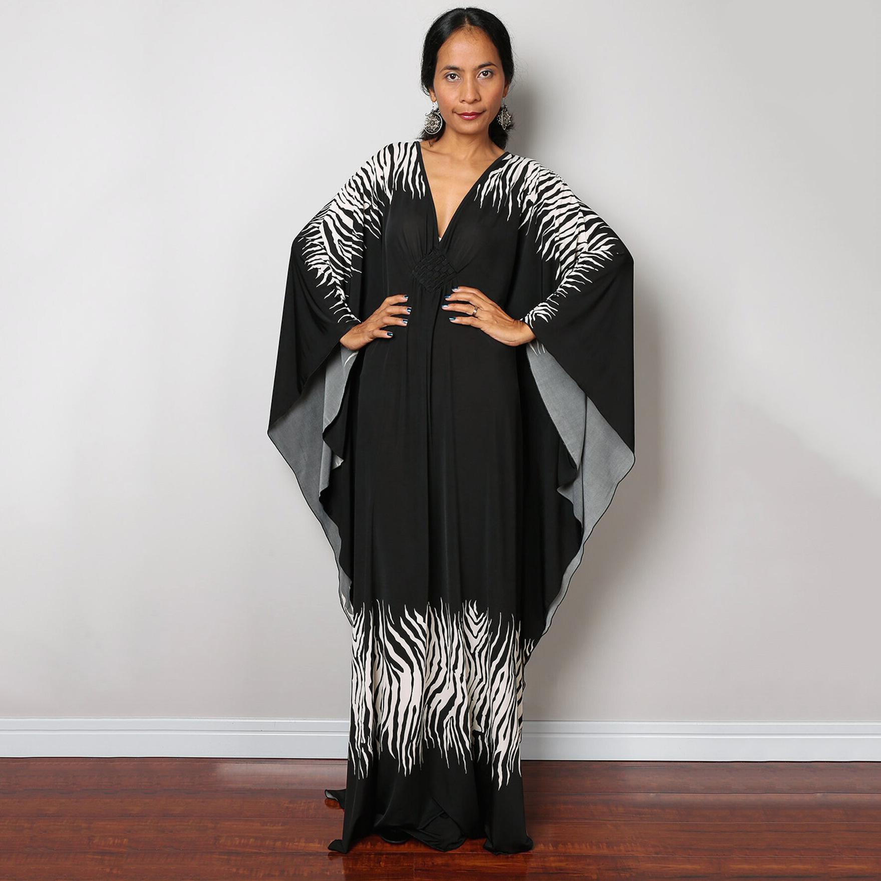 Beach Cover-up Robe Long Dress - Image 34