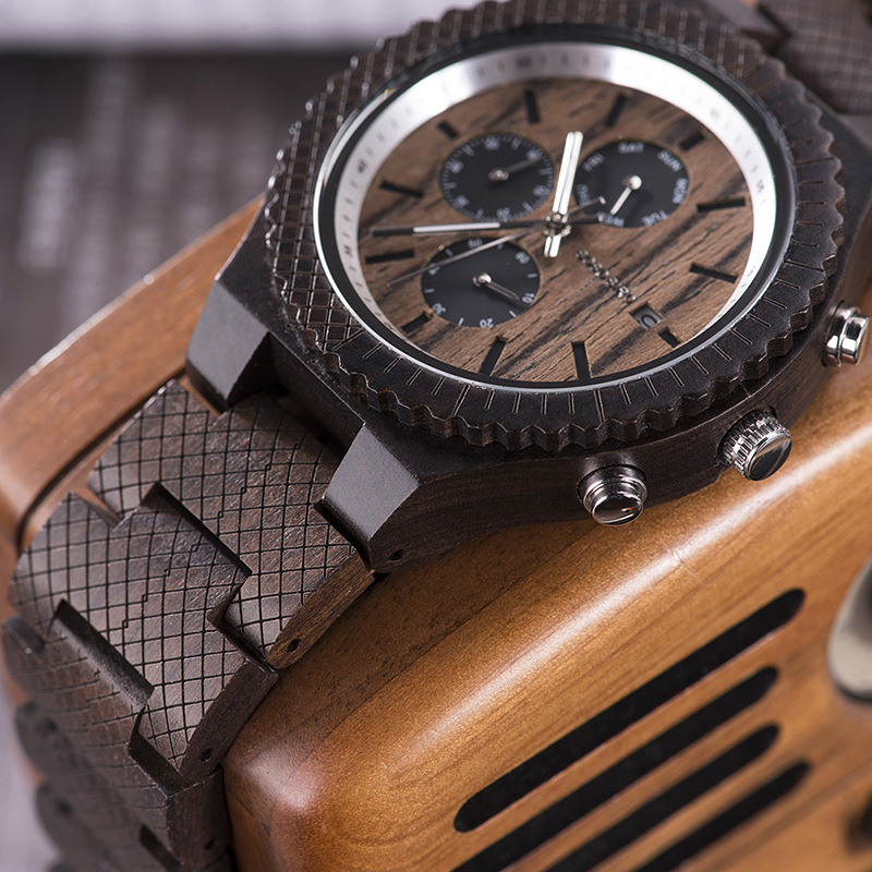 Unisex Sporty Wooden Watch 3