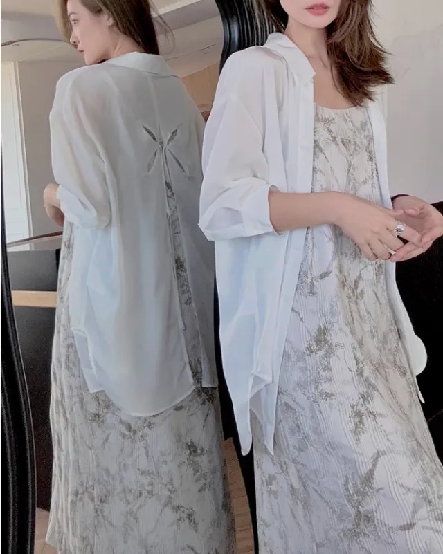 French Romantic Openwork Blouse Women White - Shop at LoveMi