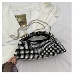 Retro Fashion Rivet Personalized Handbag - Silver - View 1
