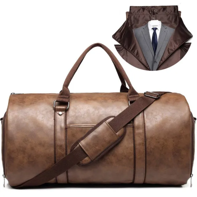 Personalized Men's Suit Travel Bag Brown - Shop at LoveMi