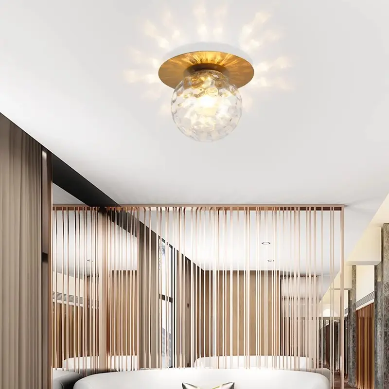 Nordic Personalized Glass Ball Wall Lamps Modern