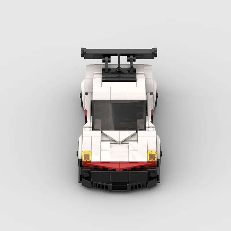 Running Car Building Block Small Particle MOC Puzzle Technology DIY Toy